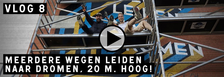 Vlog 8 - Gigantische muurschildering van 25 m2 voor Derek Otte in Rotterdam