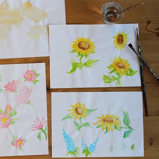 Shon_Price_Graphic_Design_Strikstof_Bowties_AOP_The_Grandma_WIP_Hand_Painted_Sunflowers.jpg